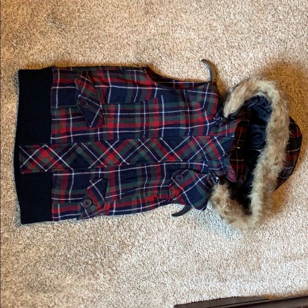 Plaid Vest